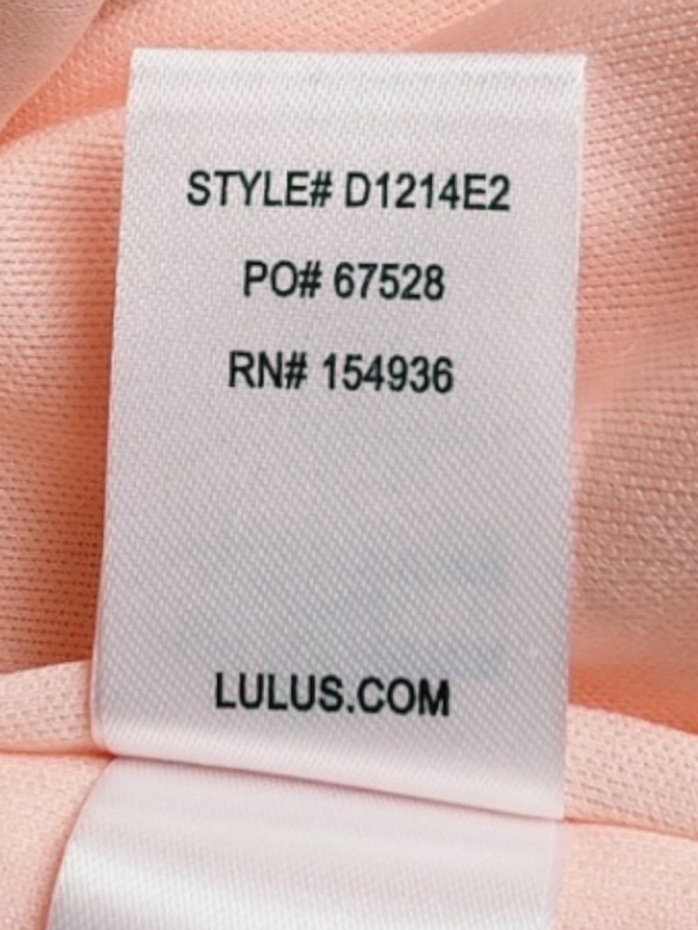 Lulus Sequin Fringe Lace Up Back Mini Dress Peach Blush NWT L - Picture 8 of 12